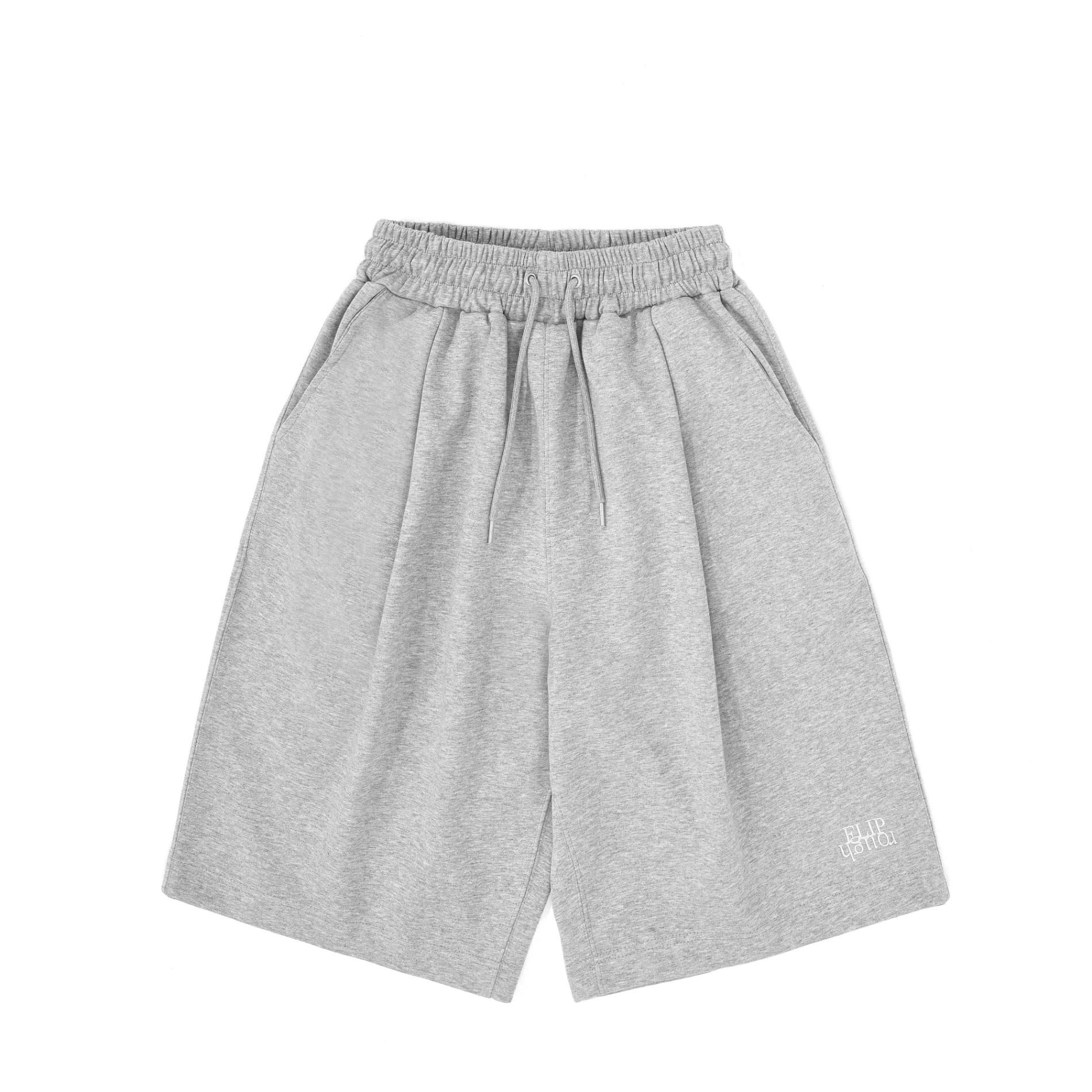Sweat Bermuda Pants - Gray(White)
